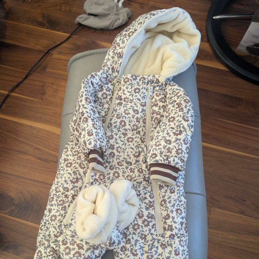 Rylee and Cru Infant Snowsuit - vintage floral